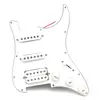STSQ solo solo doble guitarra eléctrica placa protectora cubierta frontal arnés de cableado cableado de pastilla panel multicolor