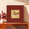 Pintura Decorativa Atrae-Dinero para Sala de Estar, Arte de Pared para Comedor de Año Nuevo, Pintura de Mesa para Entrada de Dormitorio de Gama Alta