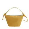 Bolsa de Mão Fosca Retro Coreana para Mulheres Verão 2025 Simples Bolsa Dumpling Casual Leve Ombro Transversal Tendência