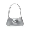 Bolso de Axila para Mujer, Bolso Baguette de Moda Estilo Coreano, Nuevo Modelo de Verano, Bolso de Luna Simple y de Gama Alta, Bolso de Hombro Versátil, Moderno