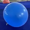 Fabricante de Látex Balão de Ar Abertura de Shopping Bola Flutuante Redonda 72 Branco e Vermelho Tempo Polegada Balão Grande Evento Bola Preta