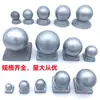 Tampa decorativa de coluna de aço inoxidável combinação de coluna guarda-corpo de ferro tampa de bola de ferro tampa quadrada acessórios de cabeça de bola plugue feio