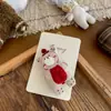 Pinzas para el Cabello de Algodón Relleno Estilo Coreano con Conejo y Oso de Dibujos Animados, Dulces Accesorios para el Cabello, Pasadores y Tocados Divertidos de Tela Hechos a Mano para Niños