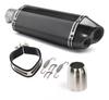 Modificación de Motocicleta Kawasaki Fuxi Horizon Racing 51 Universal 370 Pequeño Hexágono Tubo de Escape Doble Agujero Pequeño Hexágono