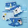 Atacado cueca boxer de algodão penteado para crianças 7A virilha bacteriostática classe a bebê astronauta cuhk shorts para meninos