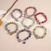 Pulsera de Cristal de Palomitas Mariposa Guofeng Pulsera de Elefante de Plata Antigua con Cuentas Degradadas Punto Turístico Suministro Caliente En Vivo