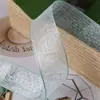 Cinta de seda brillante de color sólido con diseño de cielo estrellado para lazos hechos a mano, accesorios para el cabello, ropa, zapatos, sombreros, cajas de regalo y empaquetado de flores