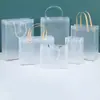 Bolso Transparente de PVC Personalizado Bolso de PP Translúcido Bolsa de Regalo para Vacaciones Bolsa de Empaque para Maquillaje y Cuidado Souvenir