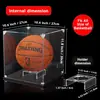 Caixa de Armazenamento de Baseball Acrílica Transparente para Coleção de Bolas de Golfe à Prova de Poeira - Display Transparente