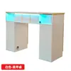 Mesa de Manicure de Alta Qualidade Mesa de Manicure Simples e Dupla de Ardósia com Carregamento Sem Fio Aspirador de Mesa para Salões de Unhas