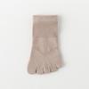 Calcetines de cinco dedos de verano finos para hombre de algodón 7A antibacteriano desodorante de malla transpirable calcetines de punta de verano calcetines de algodón para hombre