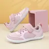 Sapatos Infantis de Bico Largo para Travessia de Fronteira Novos Tênis Esportivos Casuais Meninos Estudantes Cano Baixo Caminhada Sapatos de Meninas Calçados para Exterior Respiráveis