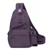 Bolso de Pecho Convertible Multifuncional Transfronterizo de Hombro Único/Doble para Mujer, Bolso Cruzado Ligero de Nailon para Exteriores, Mochila de Gran Capacidad para Hombre
