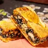 Snacks de Pastel de Higo y Nueces Empaquetados Individualmente Pastel de Frutas Energizante con Sésamo Negro, Relleno de Higo y Nueces Listos para Comer
