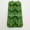 Forma de Gelo de Silicone Bandeja de Assar DIY Forma de Gelo de Cacto Bandeja de Gelo de Cacto de Silicone