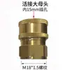 Lavadora de Coches 380 Pistola de Agua a Presión Alta Conector Rápido de Entrada y Salida Boquilla Máquina de Limpieza 580 Conector de Conversión 1/4 Cobre Rápido