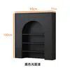 Gabinete Decorativo de Lareira Estilo Francês, Gabinete de Exibição Branco e Preto Estilo Americano para Sala de Transmissão ao Vivo, Gabinete de Entrada Estilo Nórdico para Pousadas