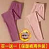 Pantalones largos de terciopelo de doble cara para mujer, otoño e invierno, forro polar, engrosados, para exterior y uso diario, pantalones a prueba de frío, leggings, pantalones cálidos, moda