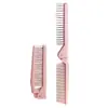 Peine Plegable para Niños Pequeños, Niñas, Damas y Bebés, con Dientes Finos para Hacer Trenzas en el Cabello y Flequillos, Mini Peine de Viaje Portátil