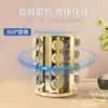 Amazon Transfronterizo Nuevo 430 Cocina Redondo Tarro de Condimentos Hogar Cocina Acero Inoxidable Estante para Condimentos Lote de Metal