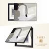 Estilo Minimalista Wabi-Sabi Cubierta de Caja para Interruptor Vacío de Baja Corriente para Colgar Cuadros Decoración de Caja Eléctrica y de Medidor Negra y Blanca Americana sin Perforaciones