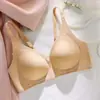 Ropa Interior Sexy y de Moda sin Costuras para Mujer, Soporte Suave, Realza y Moldea los Senos Laterales, Copa Fija, Sujetador Transpirable para Bustos Pequeños