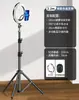 Suporte para Celular para Transmissão ao Vivo, Suporte de Chão Multifuncional, Tripé para Transmissão ao Vivo, Pau de Selfie, Tripé de Filmagem, Suporte Dedicado para Câmera Dupla
