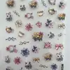 Arte de Uñas Rosa Nueva Tecnología Pegatina Fina Resistente para Arte de Uñas Impermeable Pegatina para Uñas Calcomanía Decorativa Joyería Flor de Año Nuevo Qing