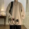 Marca Directa de Fábrica Prendas de Punto Otoño/Invierno Abrigo Grueso Cálido Suéter de Cuello Medio Alto para Hombre Estilo Perezoso de Invierno Engrosado