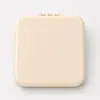 Acero Inoxidable Espejo Pequeño Plegable Portátil Espejo Estudiantil de Dormitorio Espejo de Mano Espejo de Maquillaje de Doble Cara Mini Espejo Redondo Pequeño
