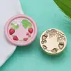 Cabezas de Sellos de Cera Serie Floral en Relieve, Diseños Artísticos de Plantas, Cerezo, Crisantemo Silvestre, Cabezas de Sellos de Cera de Latón Macizo al por Mayor