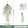 Flor de simulación gloria de la mañana ratán eucalipto flor artificial escena de boda diseño decoración del hogar planta verde de simulación venta al por mayor