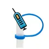 Venta Caliente de Amazon Serie Médica Tapón de Polvo para Popote de Goma Suave Accesorios Decorativos para Popote de 10mm Tapón de Popote Extraíble