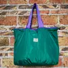 Bolsa de Compras Dobrável de Cor Sólida Bolsa de Armazenamento à Prova d'Água Bolsa Portátil para Supermercado Grande Capacidade com Cordão Ecológica Bolsa Nuvem