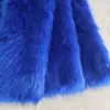 Suministro en Stock de Tela de Piel Sintética de Zorro Pequeña de 5 cm, Material de Felpa Larga, Tela para Alfombra de Pelo Largo de 5 cm, Ropa de Piel Sintética