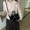Bolso nuevo de gamuza con lunares para el otoño, estilo simple, adecuado para ir al trabajo, bolso tipo almohada para el hombro y la axila