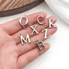 1 Peça de Pingente de Letra Colorido Eletrodepositado de Longa Duração, Estilo Coreano Acessórios de Joia DIY, Pingente de Liga, Brinco, Colar, Kit de Material Artesanal