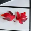 Folhas Simuladas com Cores Ricas, Novas Folhas de Bordo para Fotografia, Adereços de Decoração para Casamentos ao Ar Livre, Artesanato Atacado de Folhas Artificiais