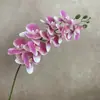 Flores Artificiales de Seda en Tonos Rosas para Celebraciones de Bodas, Arreglos de Mesa, Arreglos de Piso, Orquídeas Phalaenopsis, Rosas, Decoración para el Hogar y Exteriores