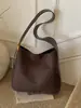 Bolso de Hombro Retro de Gamuza Transfronterizo Simple para Mujer Otoño Temprano 2025 Simple Casual Versátil para el Trabajo
