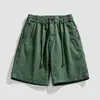 Mono de Estilo Nuevo Casual Holgado Pantalones Cortos para Hombre Ropa Exterior Marca Trendy High Street Pantalones para Hombre Ropa Vintage Atractiva para Jóvenes