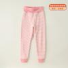 Calça Térmica Infantil para Meninos e Meninas, Lã de Camelo Listrada Classe A Veludo Alemão Roupa Íntima Longa, Calça de Camada Dupla Outono e Inverno, Essencial para Uniforme Escolar de Crianças Maiores
