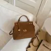 Bolso Retro Estilo Coreano para Mujer 2025 Invierno Nueva Moda Bolso de Hombro para Axila Bolso Cruzado Casual para Ropa de Trabajo