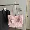 Moda Casual de Moda Tendencia Otoño 2026 Bolso de Hombro con Asa Corta Estilo Coreano Lazo Gran Capacidad Bolso Tote de Hombro Único