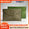 Bolsa de Archivo de Fieltro Personalizada para Negocios Bolsa de Archivo de Fieltro para Laptop Maletín de Fieltro A4 con Broche