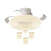 Luminária de Ventilador de Quarto Estilo Creme Simples Quarto Principal Sala de Jantar Quarto Infantil Proteção para os Olhos Silencioso Luminária de Ventilador de Teto Invisível 2025 Novo Estilo