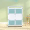 Armário Doméstico Cozinha Rack de Armazenamento Armário Armário Simples Armazenamento Armário de Armazenamento Liga de Alumínio Montagem Armazenamento Multifuncional de Tigelas
