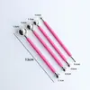 Caneta de Indentação para Argila Ultra Leve com Duas Pontas para Pílulas Ferramenta de Pressionar Olhos Feita à Mão para Modelo de Mão Argila Macia Argila Colorida Argila Artesanal