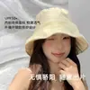 Fábrica de Sombreros de Pescador de Organza En Stock Sombrero de Cubo Estilo Coreano para Mujer Sombrero Estilo Japonés Diámetro Grande de Cabeza Sombrero con Protección Solar Venta al por Mayor Dropshipping