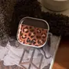 Estampa de Leopardo Marrom Cereja Adequado para Capa de Fone de Ouvido AirPods Pro3 Capa Protetora 4ª Geração Bluetooth Sem Fio 1 Retro 2 Argola para Pendurar